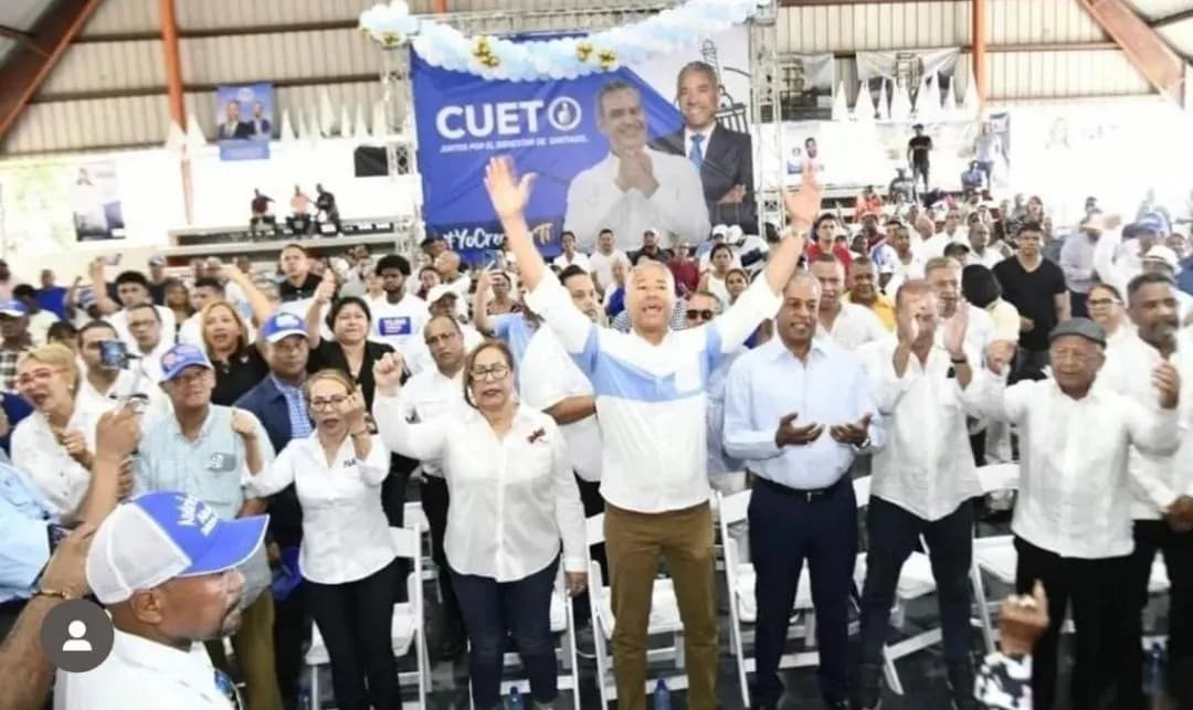 Corriente Unidos para Vencer piden 4 años más para Luis Abinader