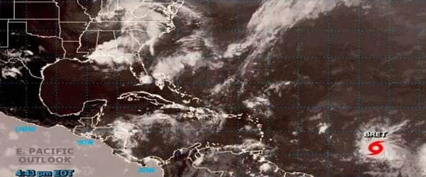 Se forma la tormenta tropical Bret