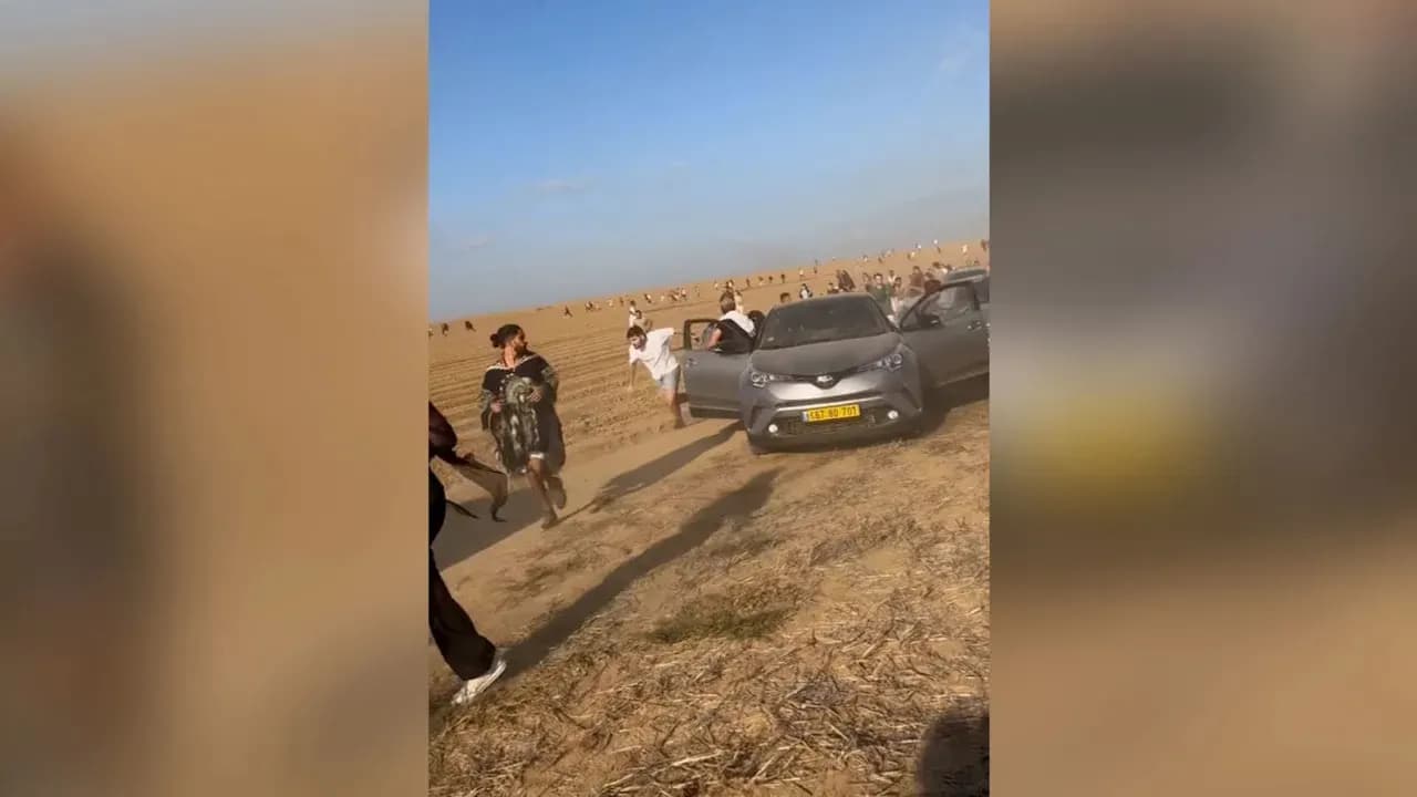 Horror en el desierto: Asistentes a un festival de música escucharon cohetes, luego militantes de Gaza les dispararon y tomaron rehenes