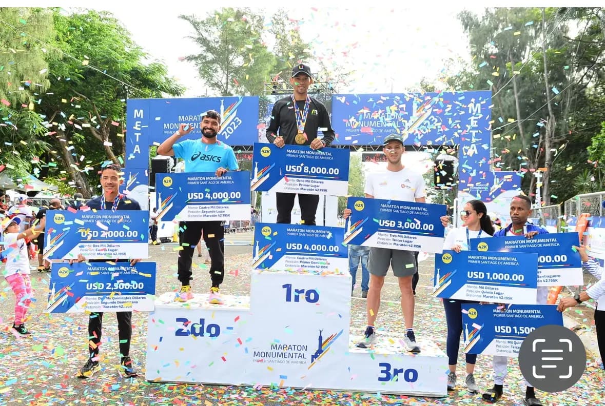 Amauri Rodríguez Grullón, primer dominicano en ganar la Maratón Monumental