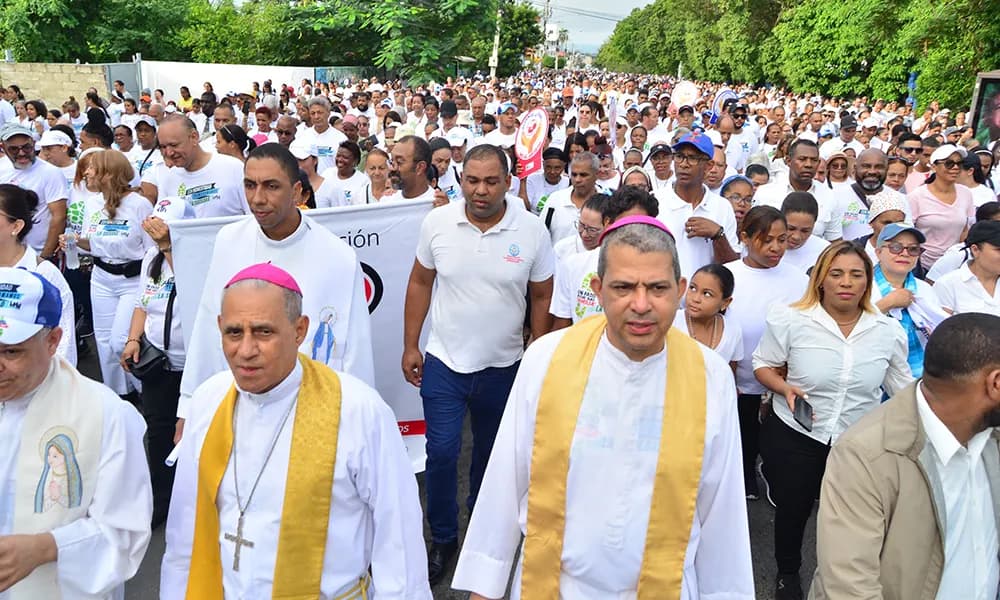 Miles de católicos dieron “un paso por mi familia”