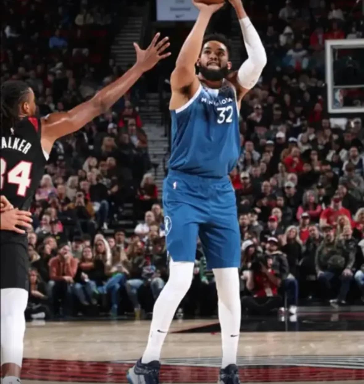 Karl Anthony Towns se transforma en letal ‘francotirador’ NBA