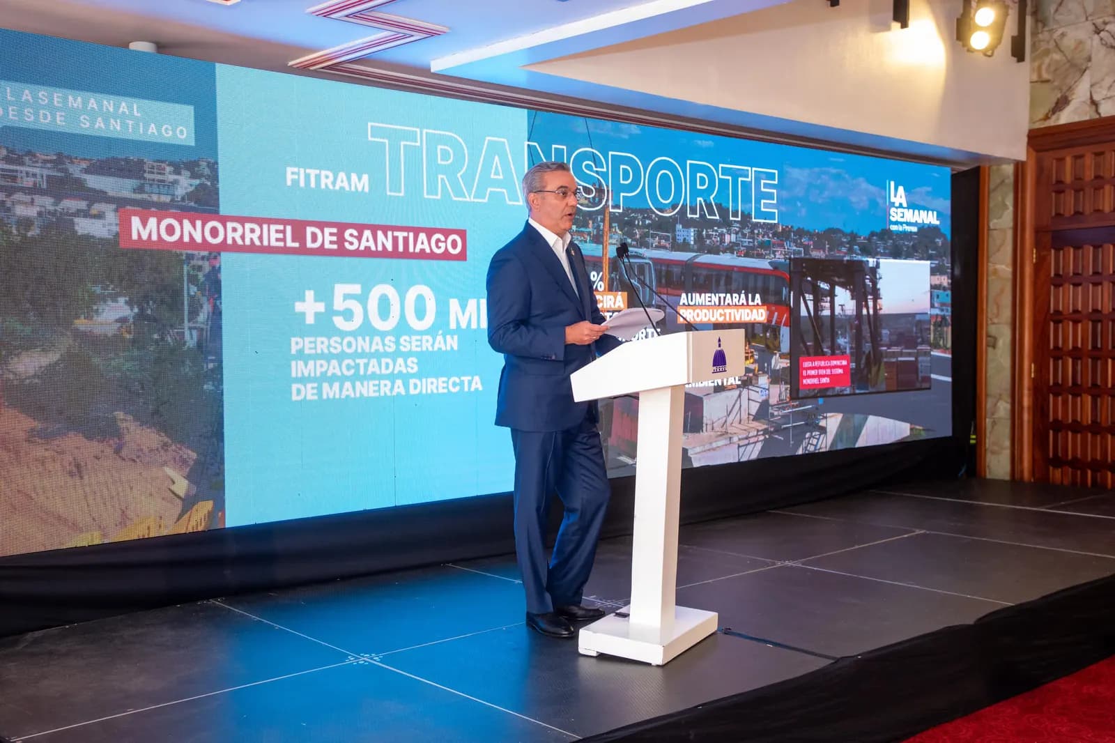 Presidente Abinader presenta realizaciones de la provincia de Santiago