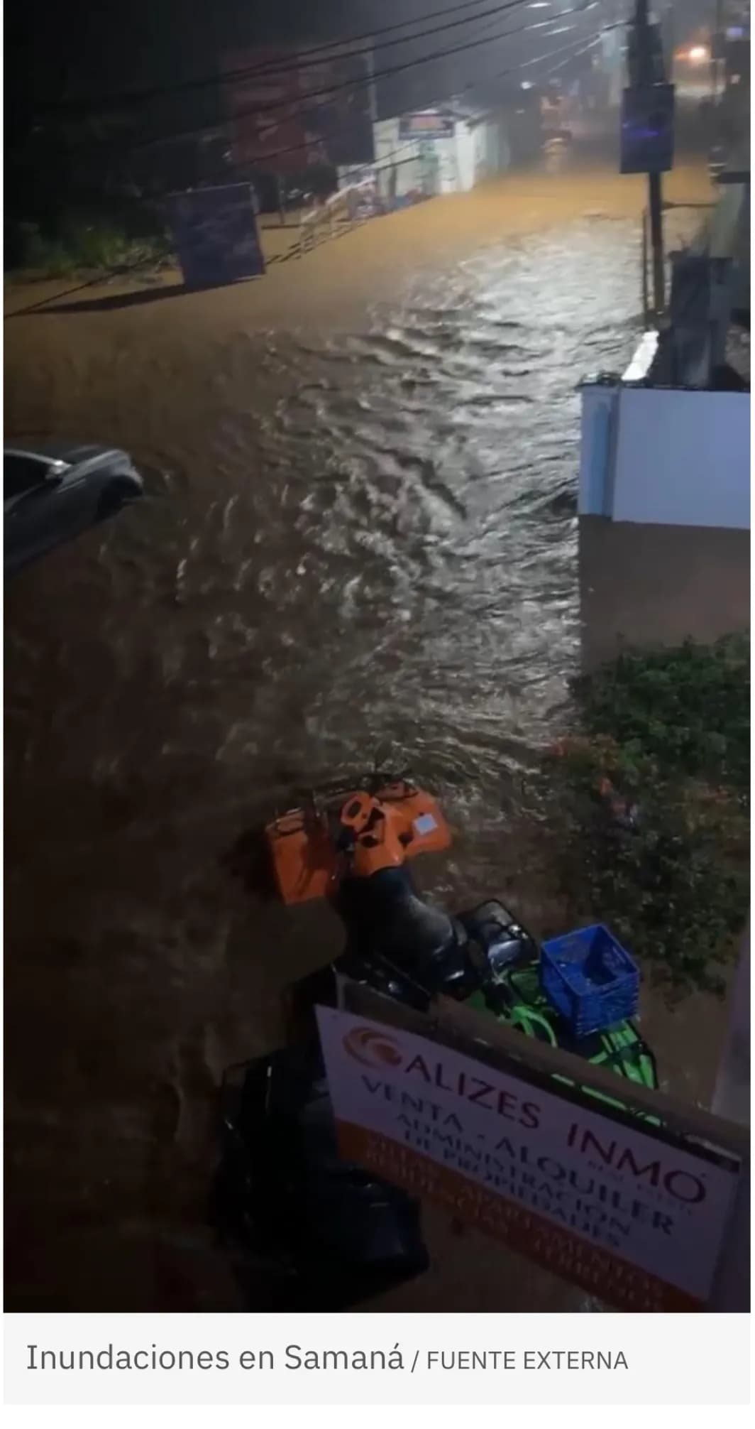 Reportan inundaciones en múltiples localidades de Samaná