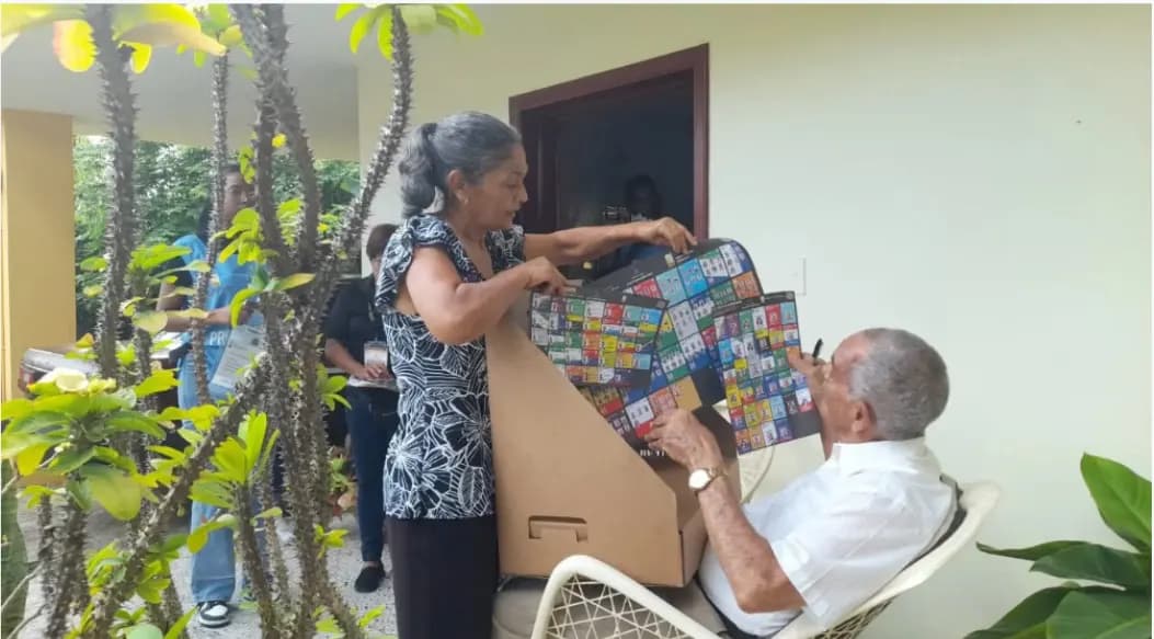 El voto en casa ha sido una experiencia inolvidable»