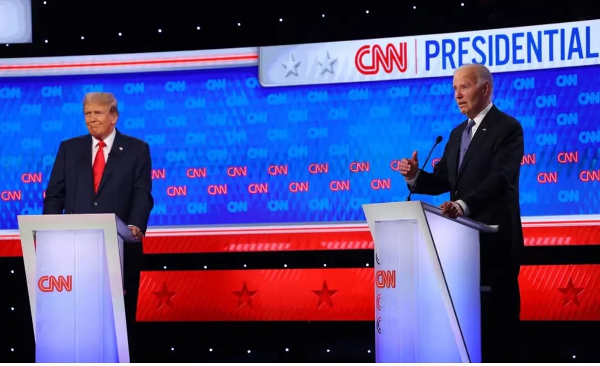 Debate presidencial en EEUU: Biden y Trump exhibieron sus diferencias en el primer cruce antes de las elecciones