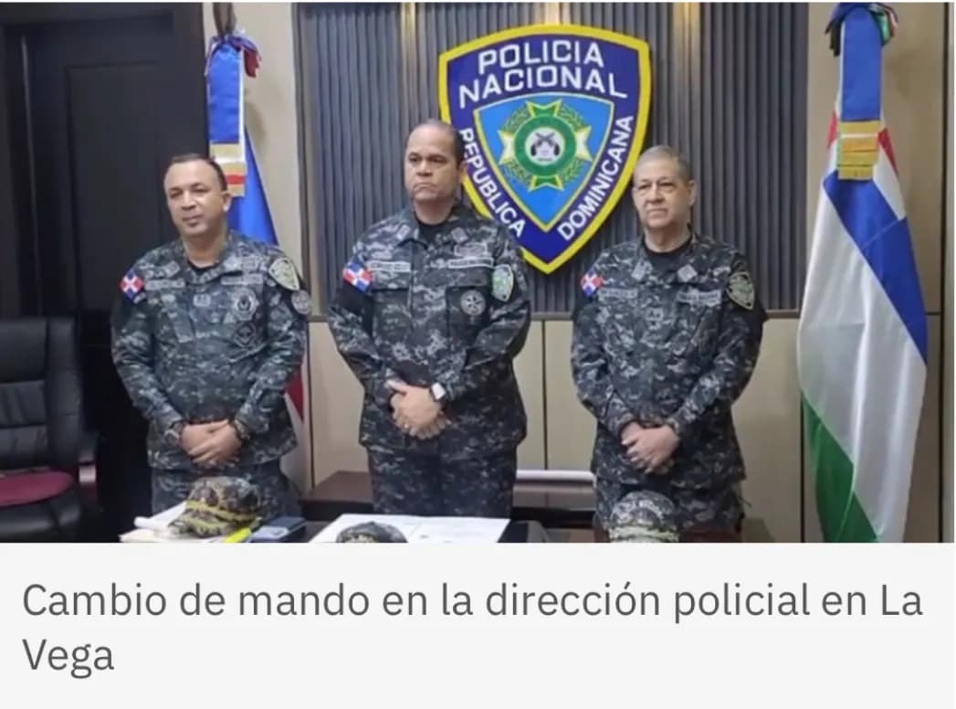 Destituyen director regional de la Policía luego de tiroteo en La Vega