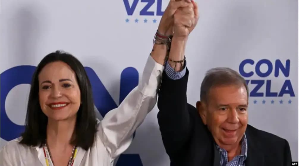 La oposición venezolana asegura tiene pruebas ganó las elecciones