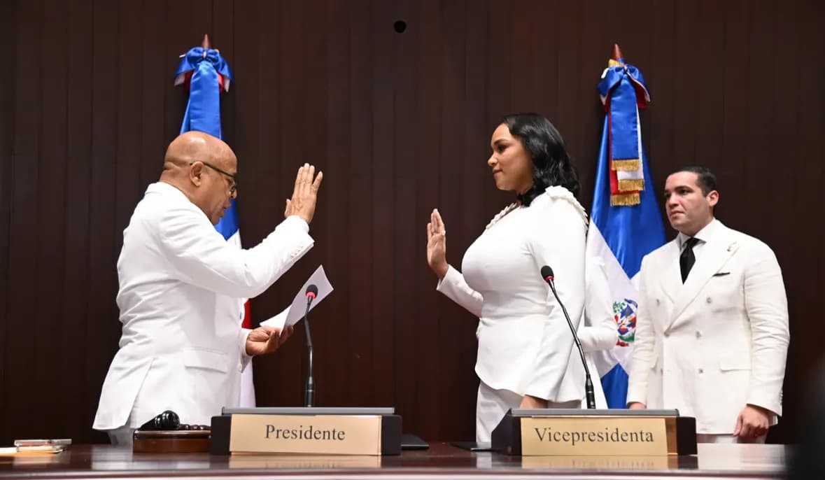 Dharuelly D´Aza es la nueva vicepresidenta de la Cámara de Diputados*
