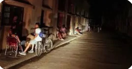 Crisis en Cuba: la isla sufre un apagón total tras una falla en una de las centrales más importantes del país