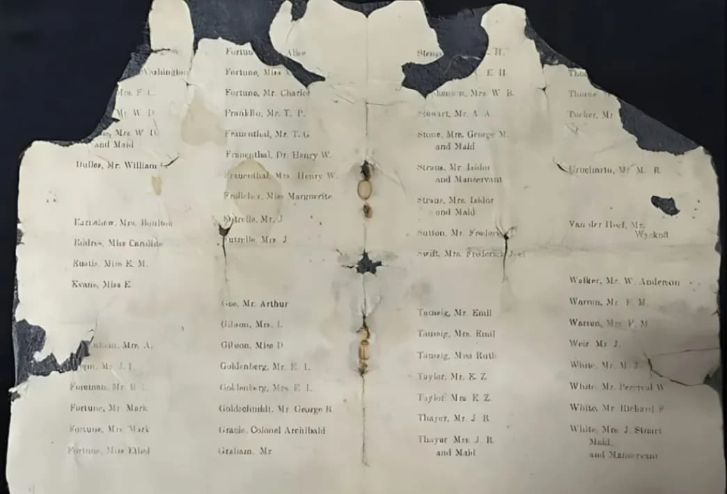 Subastan objetos de un pasajero de primera del Titanic y se espera que rompa récords