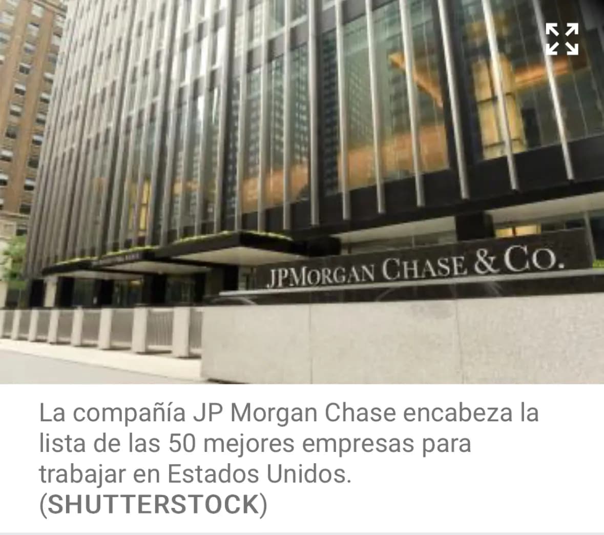 Las mejores 50 empresas grandes para trabajar en Estados Unidos