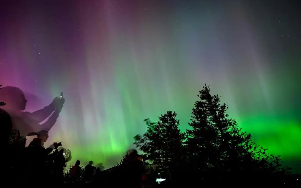 Condiciones geomagnéticas extremas continuarán con auroras boreales