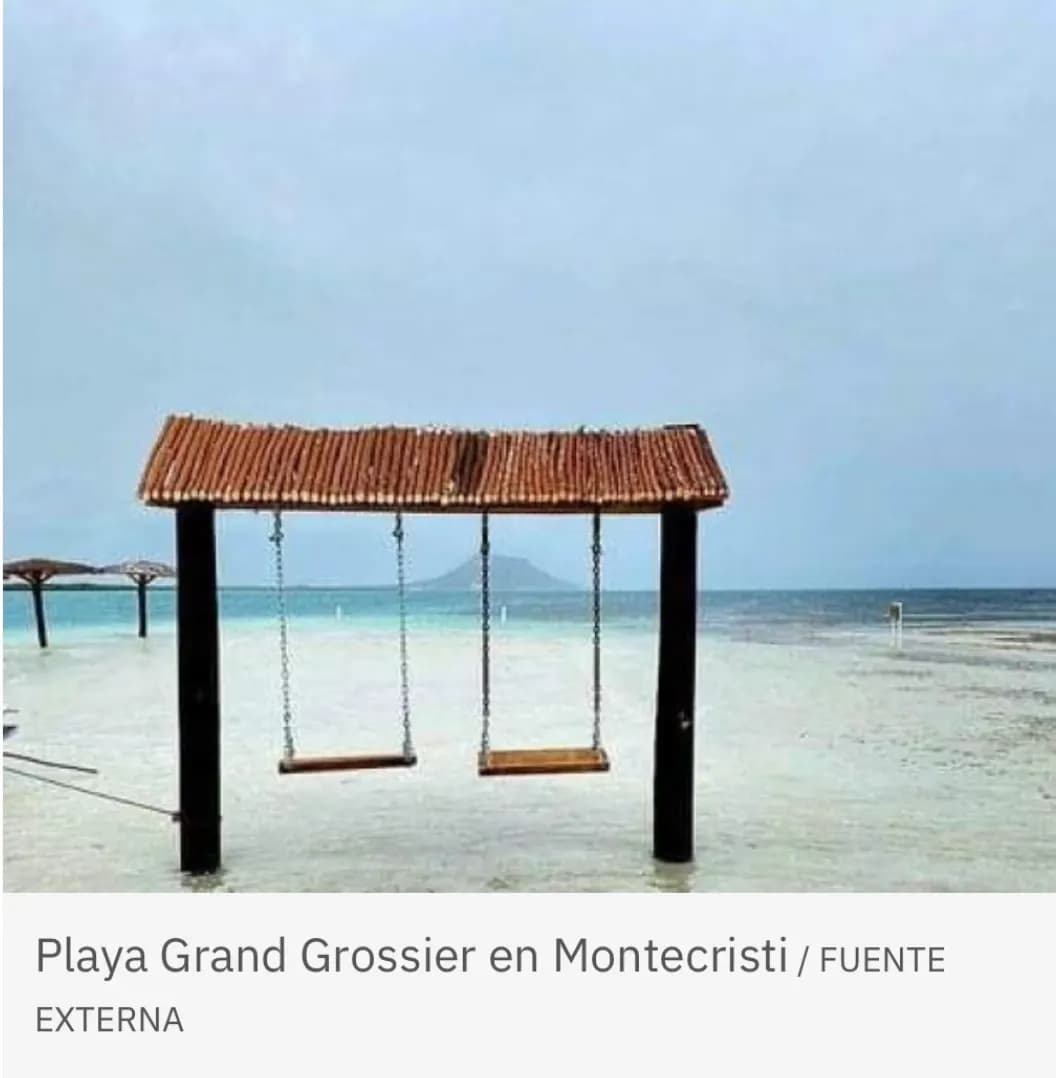 Medio Ambiente retira quioscos y columpios de playa Grand Grossier en Montecristi