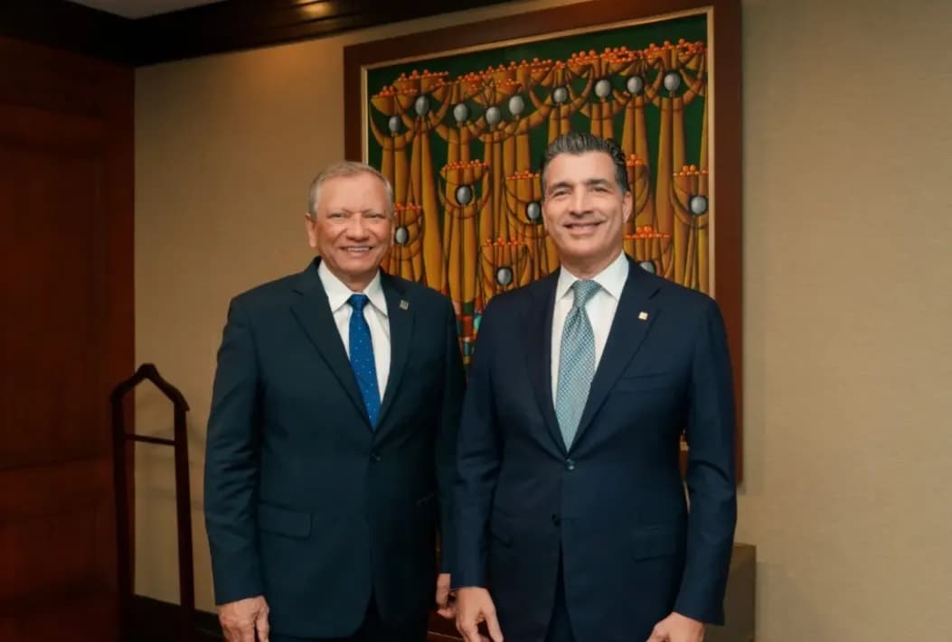 Presidentes de los bancos Popular y Reservas coordinan acciones para fortalecer la estabilidad del sistema financiero